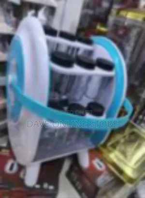 Modern Tiered Spice Rack Organizer With Portable Carrying Handle