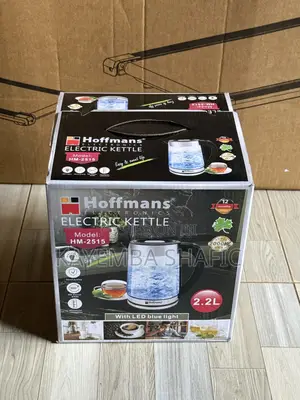 Brand New Hoffmans 2.2l Glass Electric Kettle (2000w) - Hm-2515