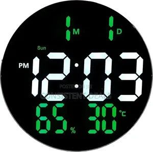 10" Plastic Digital Wall Clock
