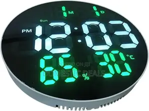 10" Plastic Digital Wall Clock