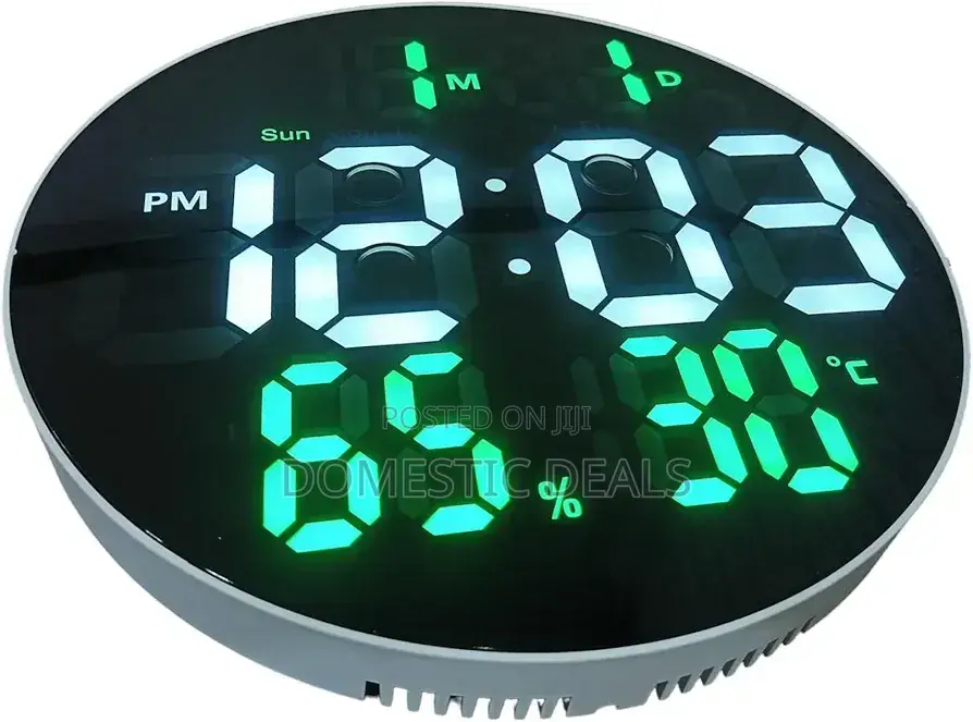 10" Plastic Digital Wall Clock