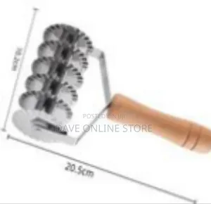 Adjustable Multi-wheel Pastry And Dough Cutter With Wooden Handl