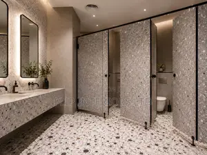 Luxury Terrazzo Bathroom Washroom Interior Finishing Solutions