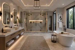 Luxury Modern Bathroom Marble Interior Finishing Solutions