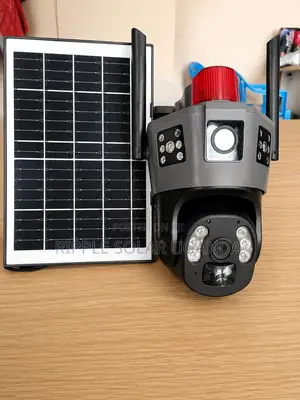 Wifi Solar Ptz Security Camera With Siren Solar Panel – Outdoor Cctv