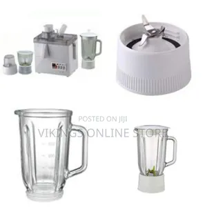 4 In1 Food Processor, Extractor, Mixer, Blender-White