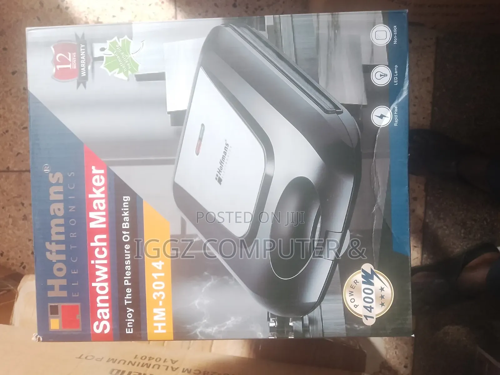 Hoffman Sandwich Maker (Hm-3014)