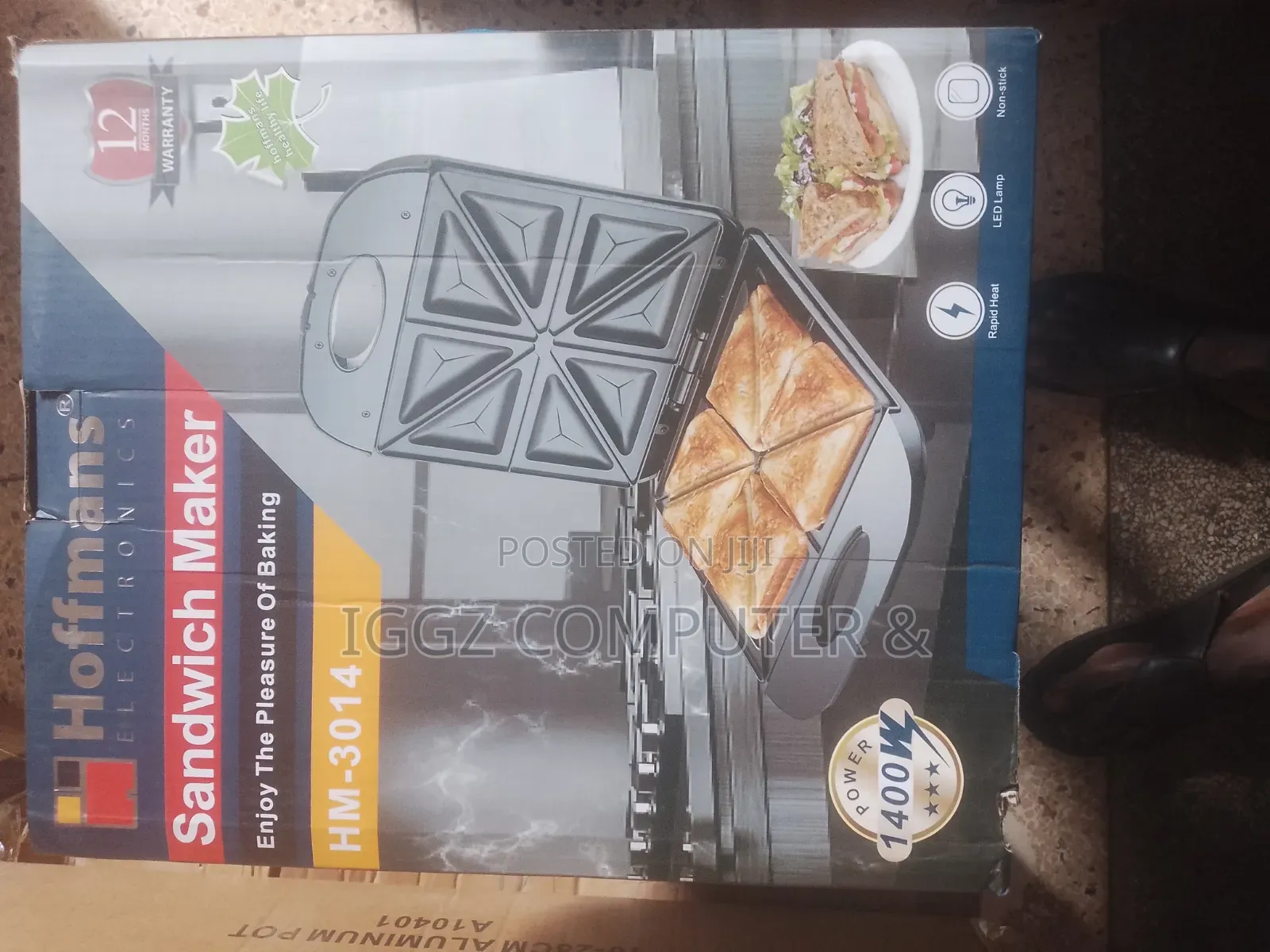 Hoffman Sandwich Maker (Hm-3014)