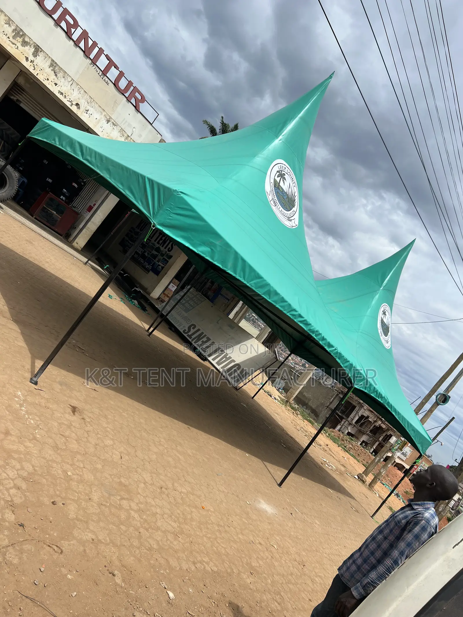 100seater Tent in Green