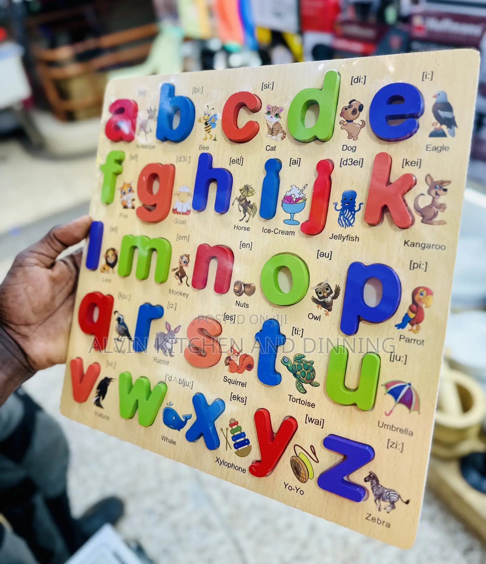 Alphabet Wooden Board