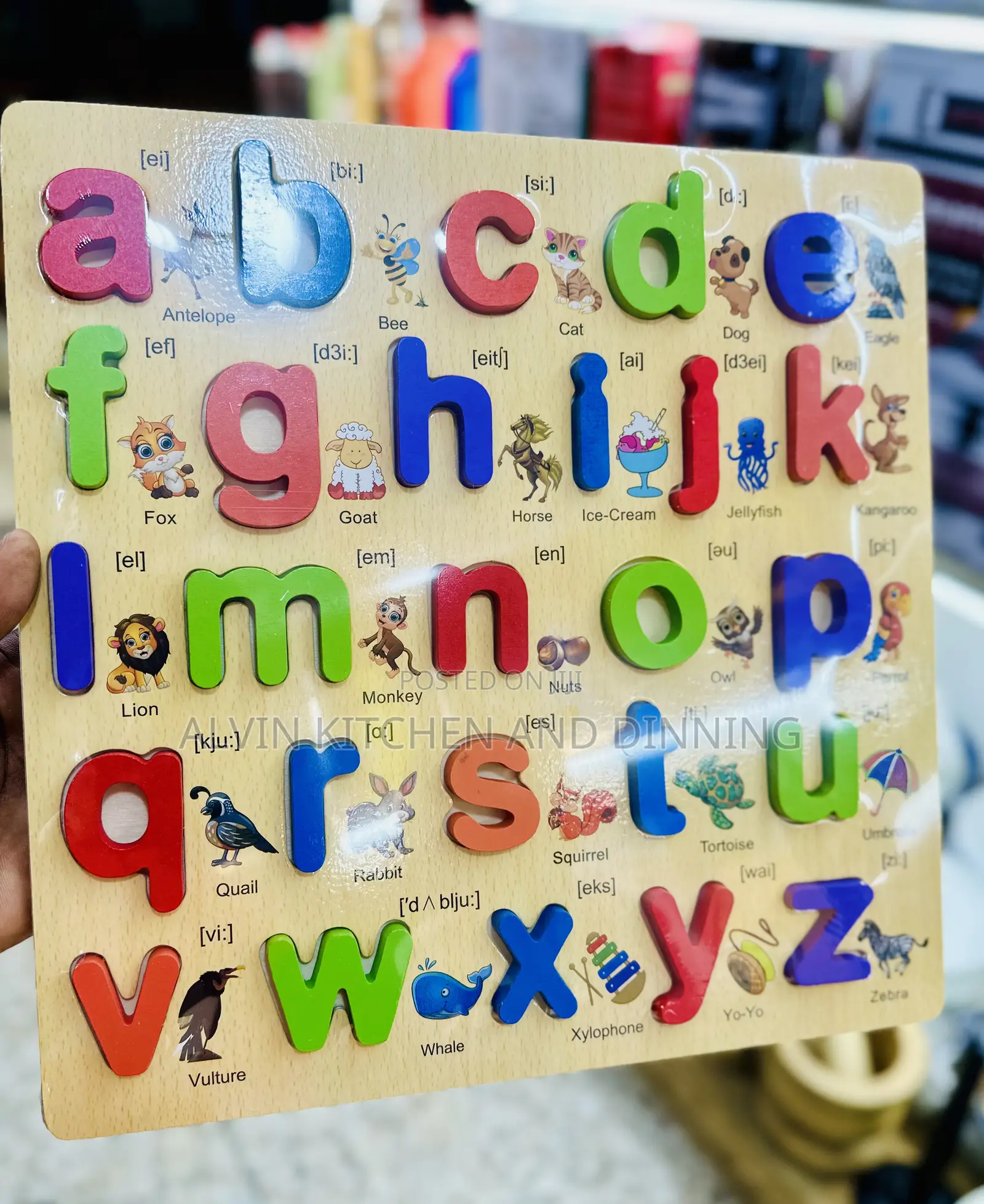 Alphabet Wooden Board