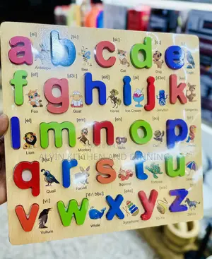 Alphabet Wooden Board