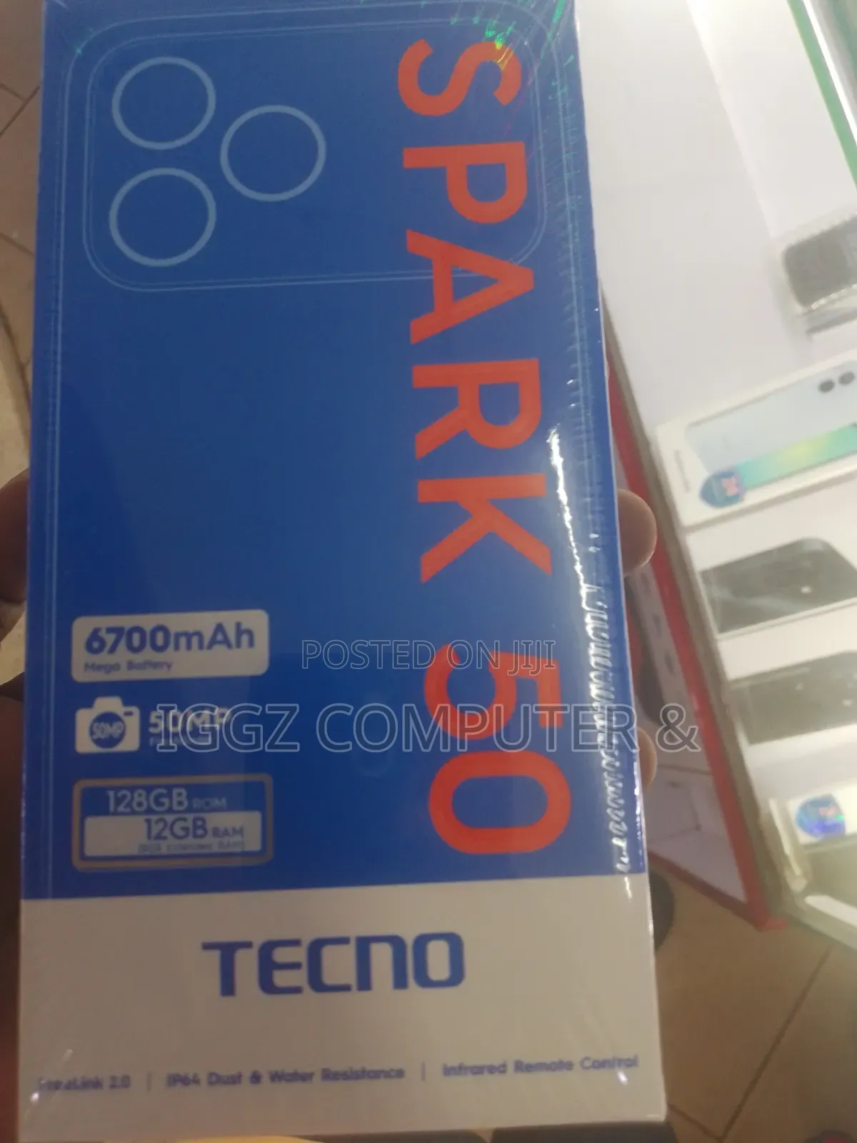 New Tecno Spark 50 128 GB Black