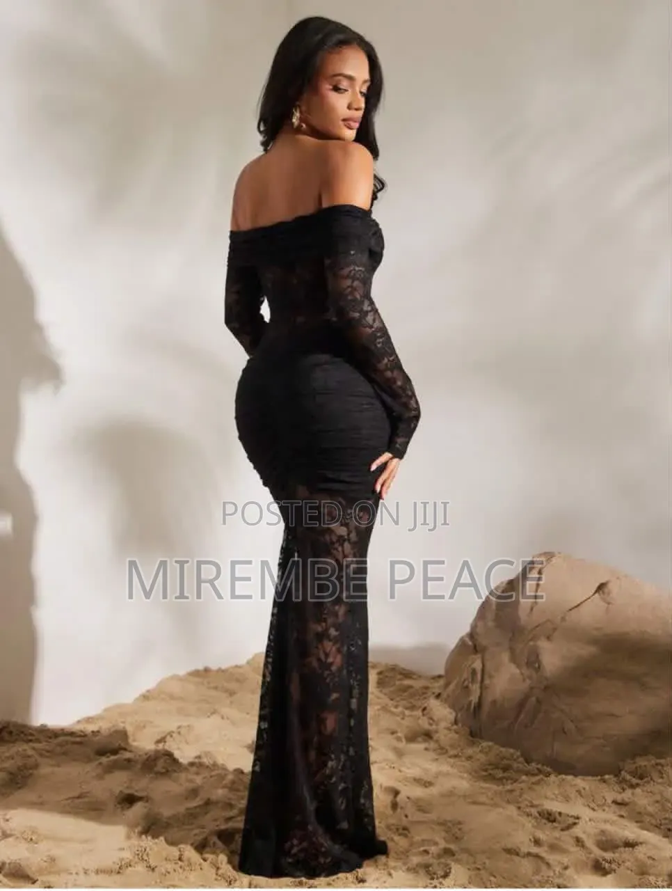 Off Shoulder Mesh Dresses