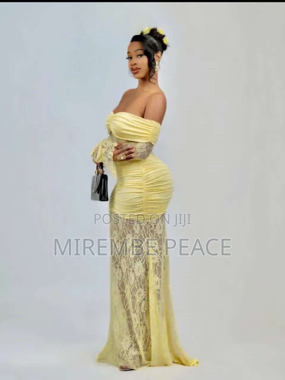 Off Shoulder Mesh Dresses