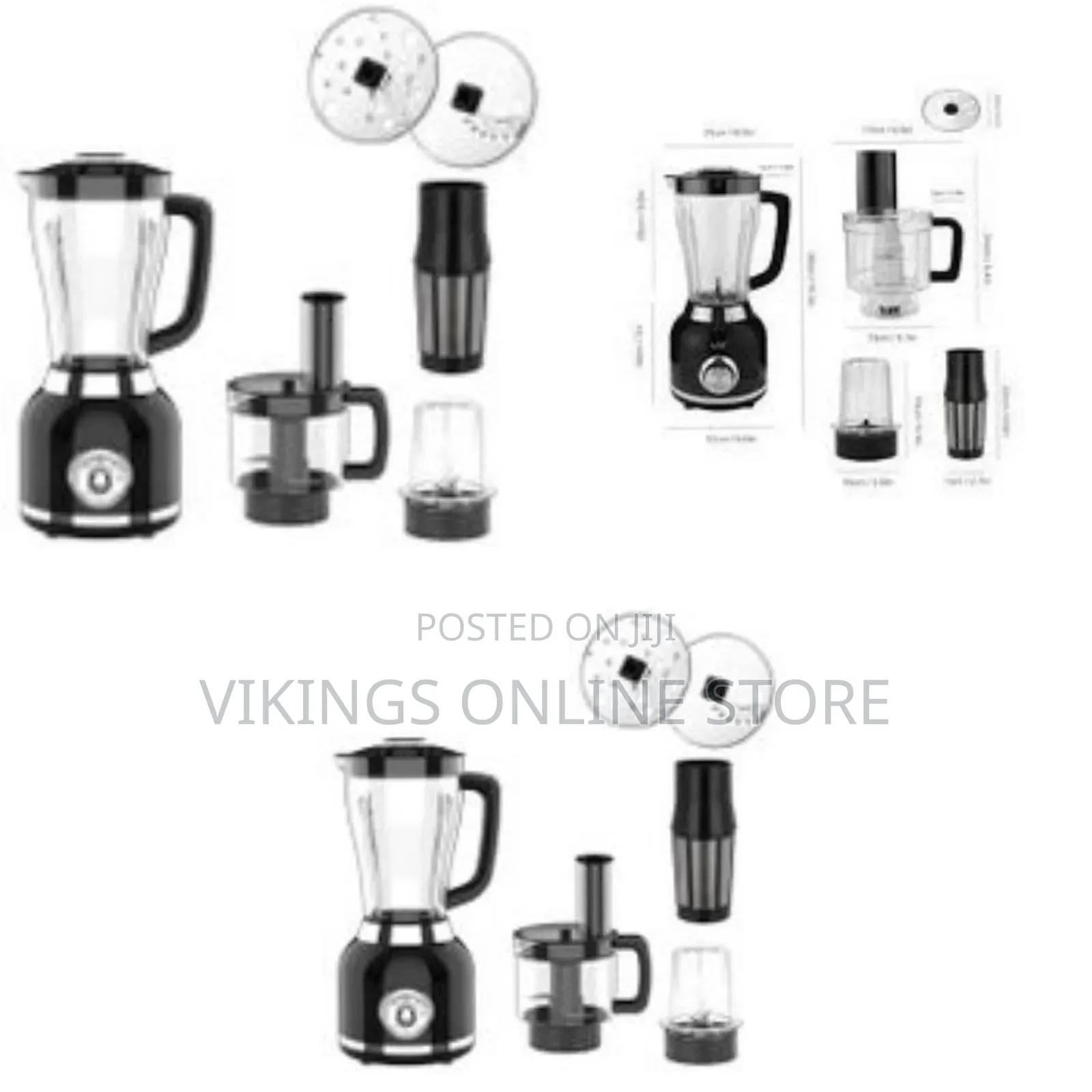 6 in 1 Multifunctional Electric Table Super Blender With 1.5l Pc