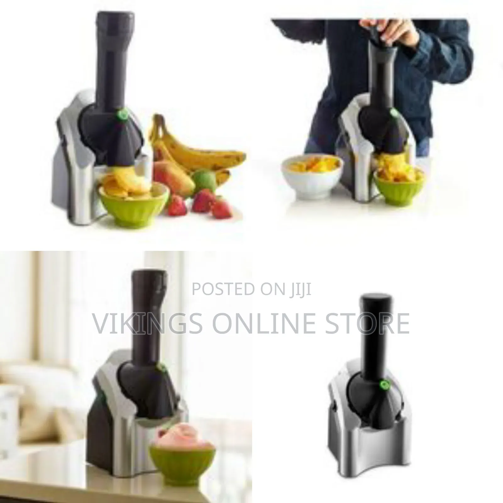 Electric Fruit Soft Serve Ice Cream Maker Dessert Machine
