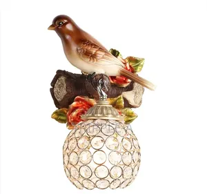 Clear Crystal Bubble Bird Designed Wall Mounted Light