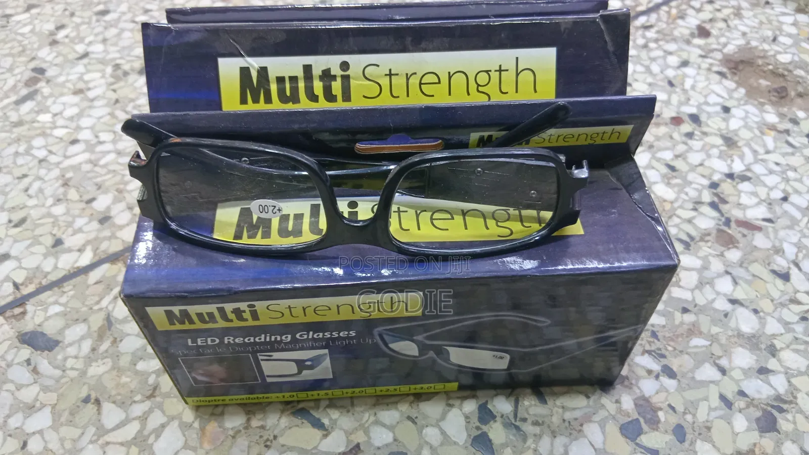 Multi Strength Led Reading Glasses With Dual Lights