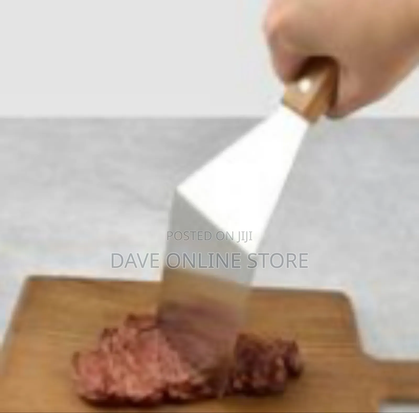 Stainless Steel Cooking Spatula With Wooden Handle