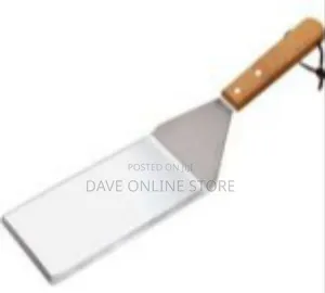 Stainless Steel Cooking Spatula With Wooden Handle