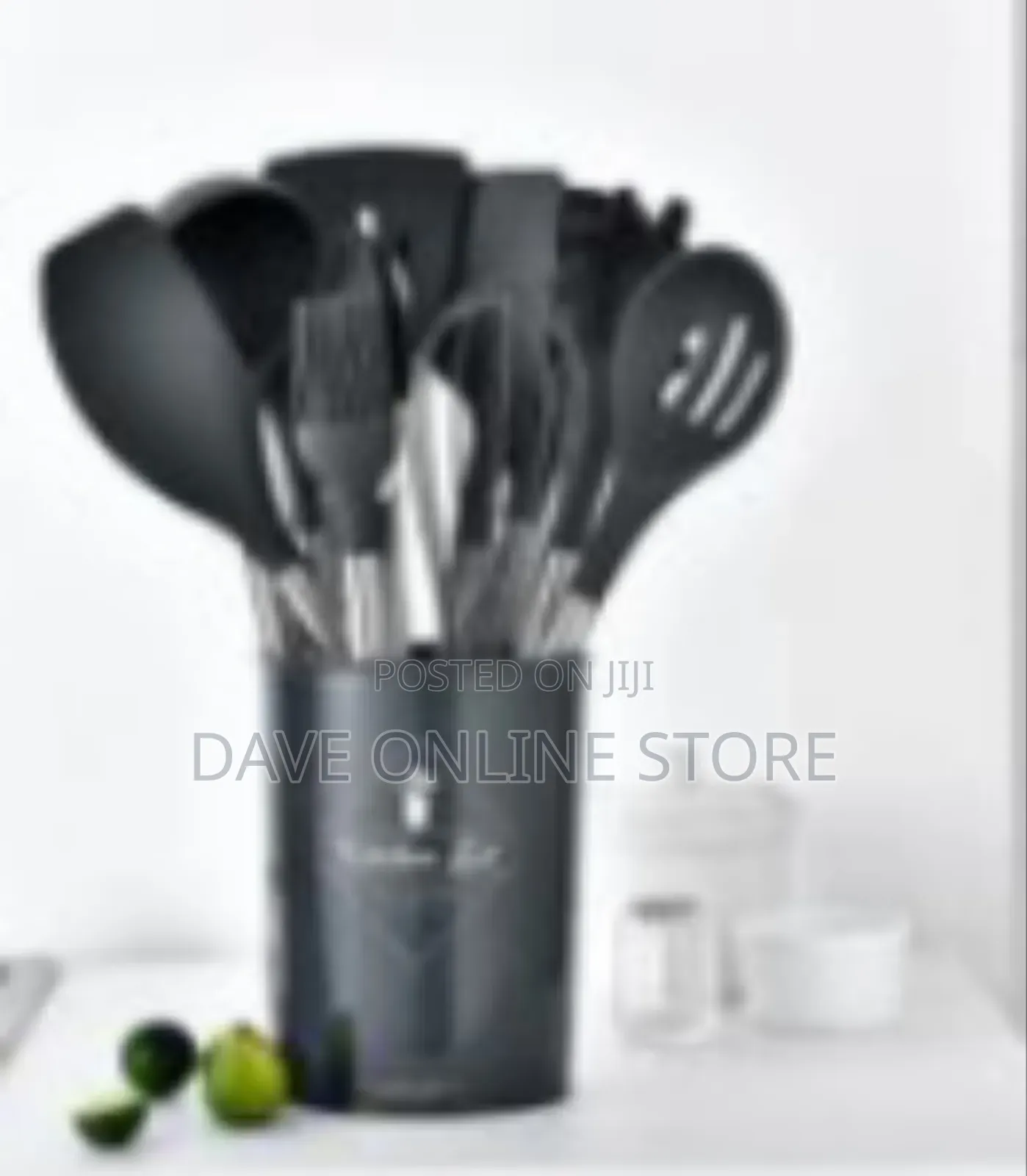 Modern Kitchen Utensil Set With Storage Holder
