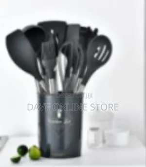 Modern Kitchen Utensil Set With Storage Holder