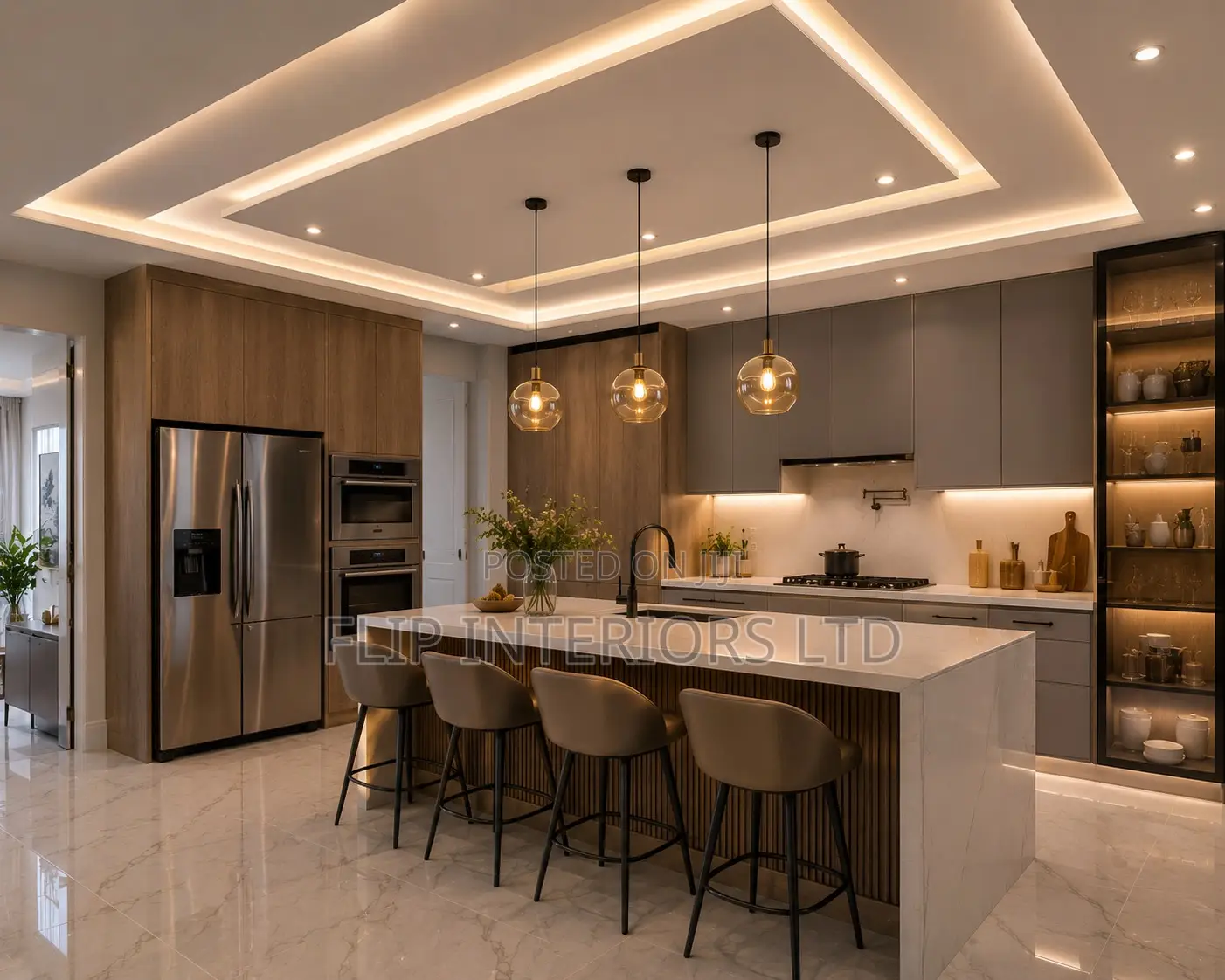 Modern Kitchen Island Design