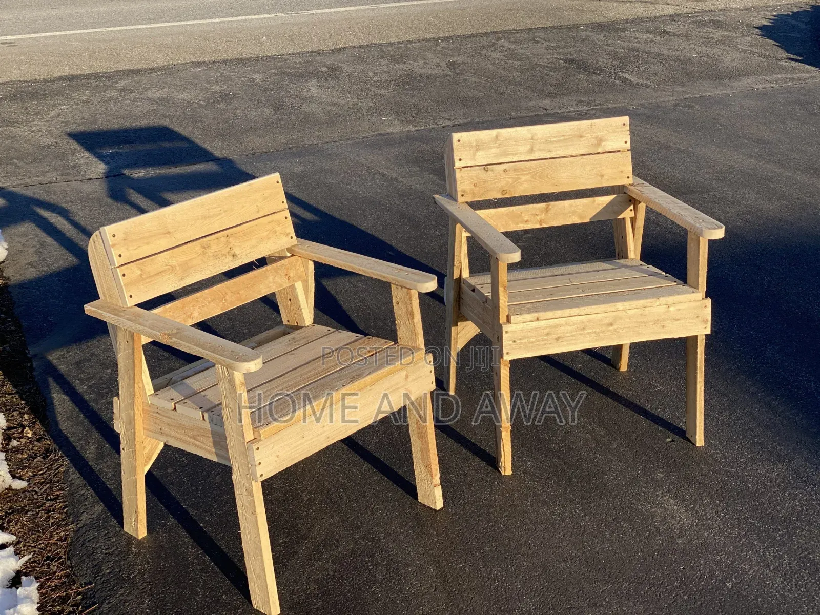 A Pair of Single Pallet Chairs With Free Delivery