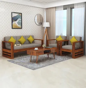 Natural Wood 5 Seaters Wooden Sofa Chairs in Any Colour 1,800,000/-
