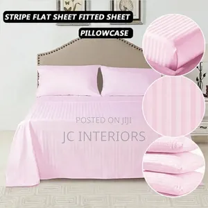 3pcs Fitted Bedsheets ( 1flat, 1 Fitted, 4 Pillow Cases)