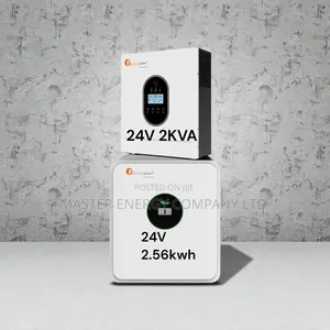 2kva 24v Hybrid and 2.56kwh Lithium Ion Battery Backup System. BNVV