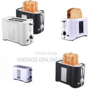 DSP Light Food 2 Slice Electric Breakfast Bread Toaster Oven -Black