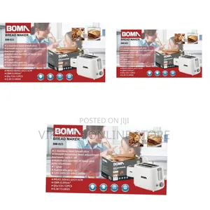 Boma 2 Silice Lift and Look Touch Bread Toaster -White