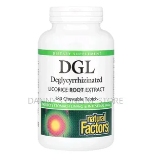 Dgl, Deglycyrrhizinated Licorice Root Extract, 180 Chewable Tablets