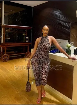 Print Halter Jumpsuit