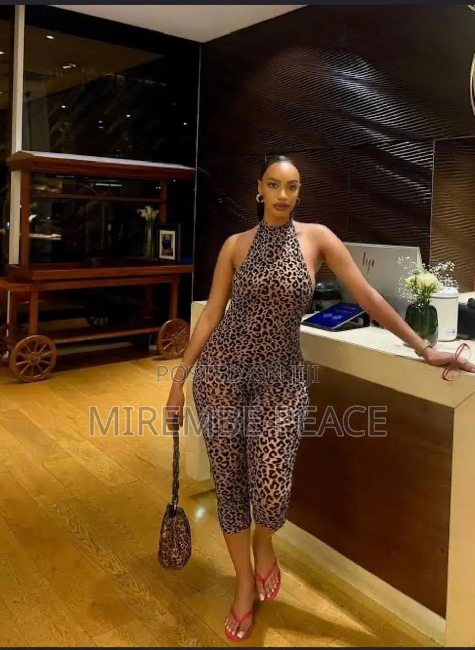 Print Halter Jumpsuit
