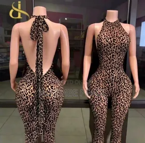 Print Halter Jumpsuit