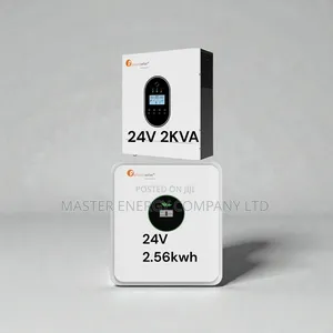 2kva 24v Hybrid and 2.56kwh Lithium Ion Battery NSGSG