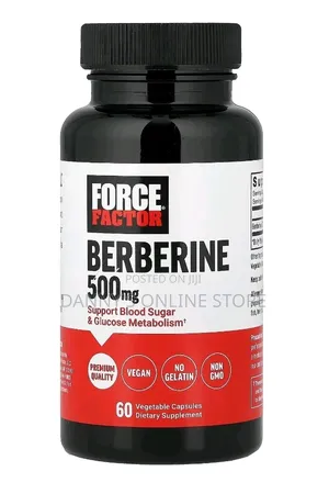 Force Factor, Berberine, 500mg, 60 Vegetable Capsules