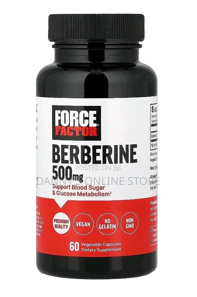 Force Factor, Berberine, 500mg, 60 Vegetable Capsules