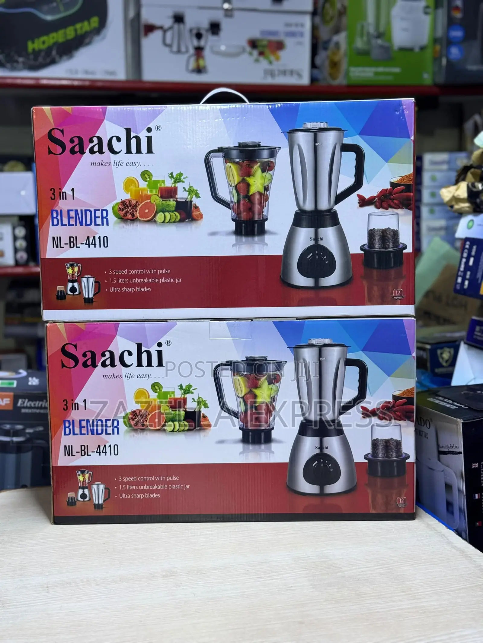 Saachi 3-in-1 Blender Model Nl-Bl-4410
