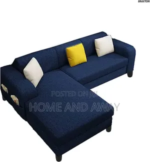 Navy Blue 4 Seaters L Sofa Bed Sofas From 980,000/- With Delivery