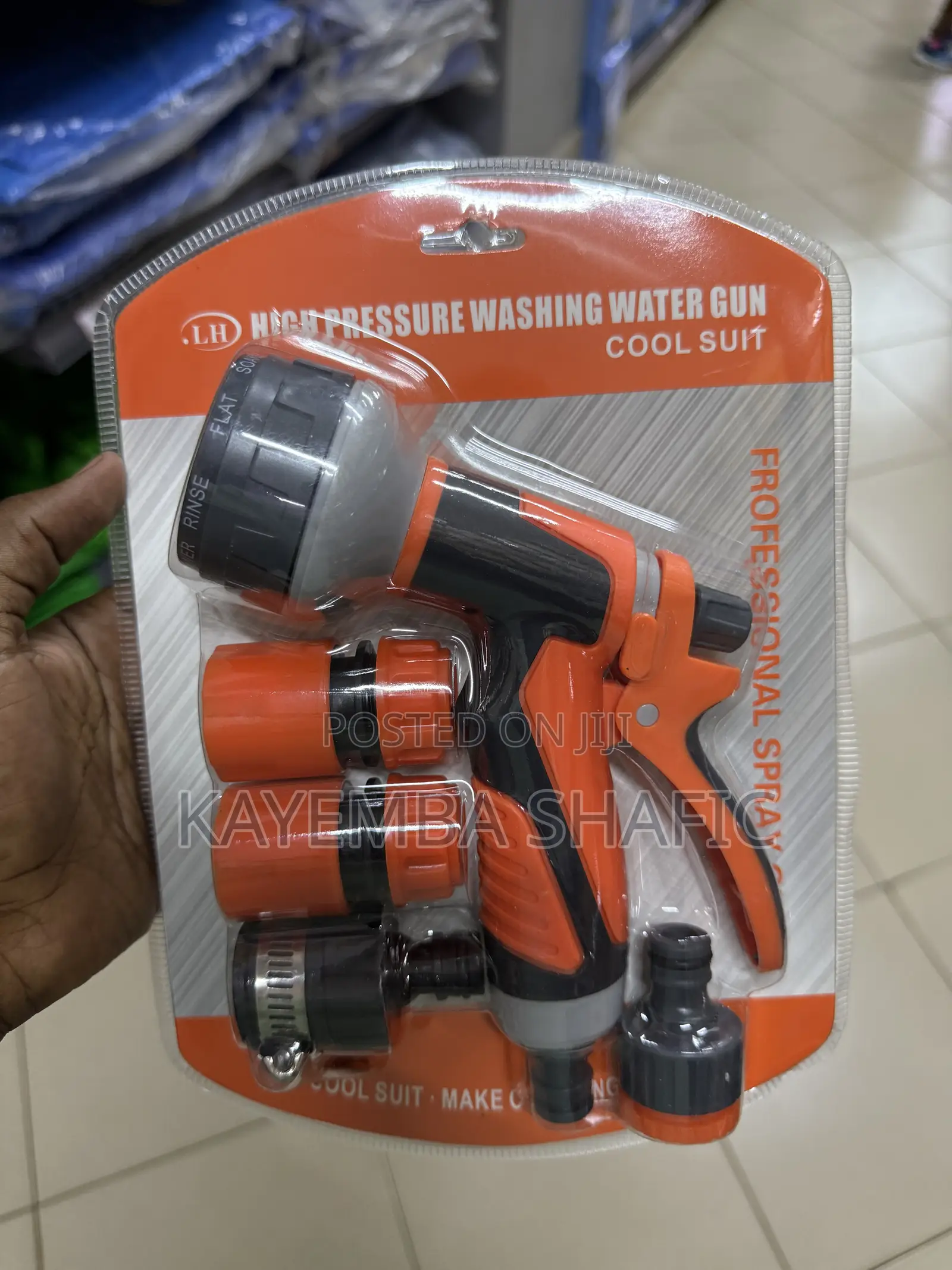 High Pressure Water Gun Hose Nozzle Set (5 Pieces)