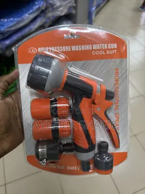 High Pressure Water Gun Hose Nozzle Set (5 Pieces)