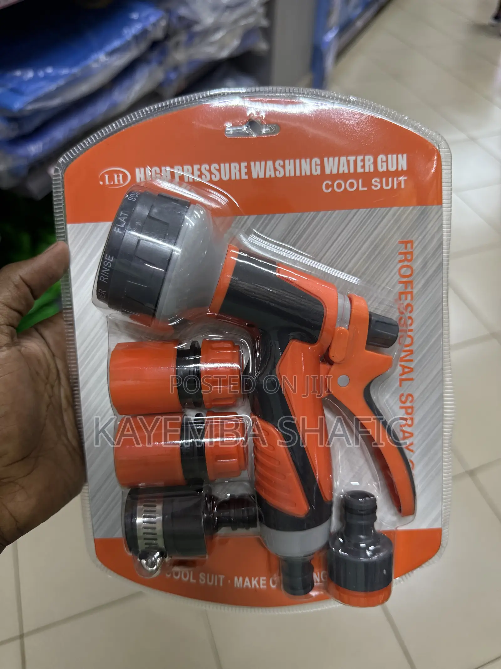High Pressure Water Gun Hose Nozzle Set (5 Pieces)
