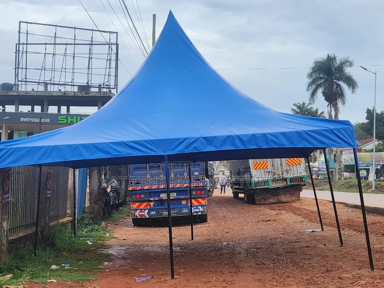 6x6 Meters Tent In Blue