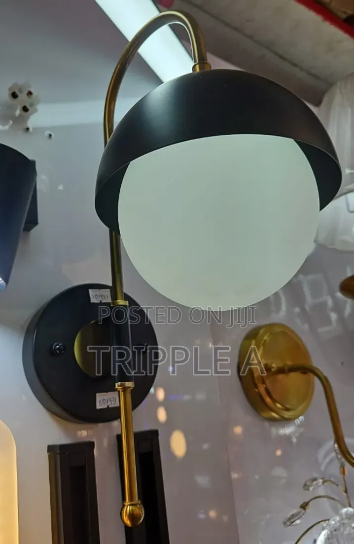 Mid-Century Globe Wall Light