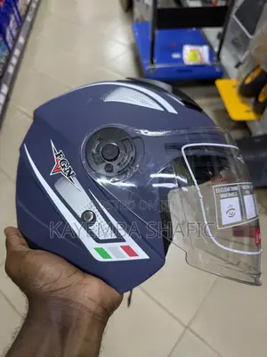 Fgn Open Face Scooter Bike Helmet With Clear Visor