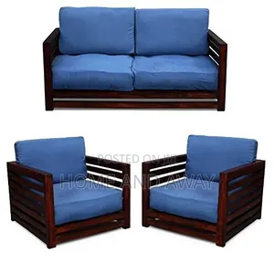 4 Seaters Wooden Sofa Chairs in Any Colour + Delivery